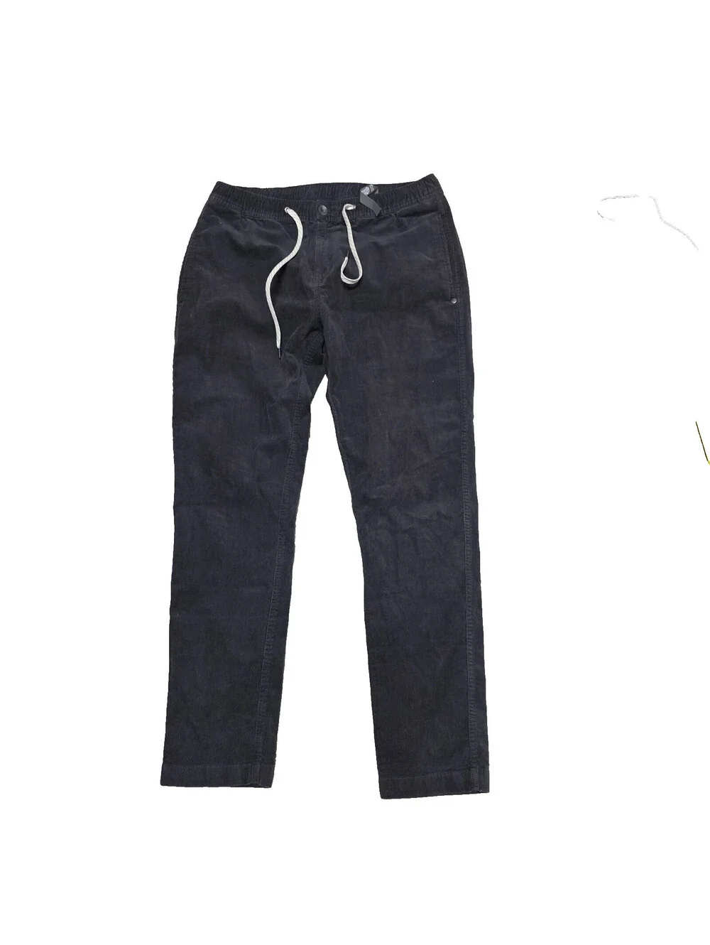Vuori Optimist Pants Mens Gray Corduroy Elastic Waist Casual M  V440